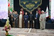 آیین باشکوه تکریم مادران و همسران شهدا در قم به روایت تصویر