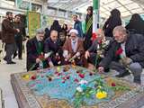 مراسم تجلیل از پدران آسمانی به مناسبت میلاد امیرالمؤمنین(ع) و سالگرد شهادت سردار سلیمانی برگزار شد 