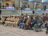 بزرگداشت شهدای جبهه مقاومت سپاه قدس و دومین سالگرد شهید آقازاده نژاد و شهید کریمی
