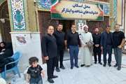 خدمت کریمانه موکب شهدای سوم خرداد به عزاداران رهبر شهید و زائران حرم کریمه اهل‌بیت(س)
