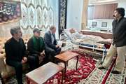 دیدار رئیس منطقه یک بنیاد شهید و امور ایثارگران قم با جانبازان و خادمان پیشکسوت عرصه ایثار