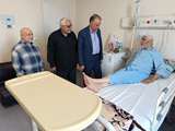 عیادت رئیس منطقه یک بنیاد شهید قم از چهار جانباز دفاع مقدس و پیشکسوت بنیاد