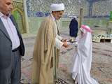 جشن تکلیف فرزندان کارکنان بنیاد شهید قم در حرم مطهر حضرت معصومه(س) + تصاویر