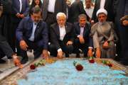 ادای احترام معاون اول رئیس‌جمهور به شهدای قم و زیارت حرم مطهر بانوی کرامت